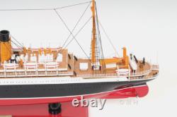 Réplique de modèle de bateau en bois de l'Empress of Ireland de 32 pouces NOUVEAU