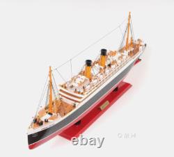Réplique de modèle de bateau en bois de l'Empress of Ireland de 32 pouces NOUVEAU