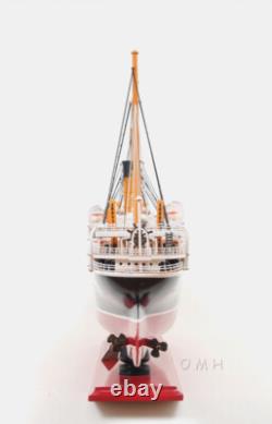 Réplique de modèle de bateau en bois de l'Empress of Ireland de 32 pouces NOUVEAU
