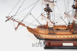 Réplique en bois de petit bateau USS Constitution de 22 pouces