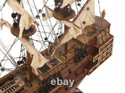 Réplique neuve du modèle réduit en bois du bateau HMS Sovereign of the Seas de 20 pouces