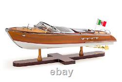 Riva Aquarama Speed Boat Échelle En Bois Modèle 25 Classique Italien Ahogany Runabout