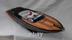 Riva Iseo 26 Modèle de Bateau en Bois de Qualité L70 Belle Décoration d'Intérieur Modèle Fait à la Main