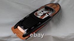 Riva Iseo 26 Modèle de Bateau en Bois de Qualité L70 Belle Décoration d'Intérieur Modèle Fait à la Main