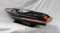 Riva Iseo 26 Modèle de Bateau en Bois de Qualité L70 Belle Décoration d'Intérieur Modèle Fait à la Main