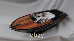 Riva Iseo 26 Modèle de Bateau en Bois de Qualité L70 Belle Décoration d'Intérieur Modèle Fait à la Main