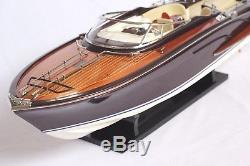 Riva Rama Boat 25 (63cm) En Bois Miniature