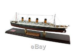 Rms Titanic Bateau De Croisière Ocean Liner 30,1 / 4 Bois Modèle Bateau Assemblé