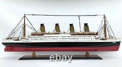 Rms Titanic Modèle Bateau Bateau Ocean Liner 23 60cm Wooden White Star Line Cruise