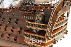 Royal Louis 1779 Modèle En Bois Tall Ship 37 Voilier Construit Bateau Nouveau
