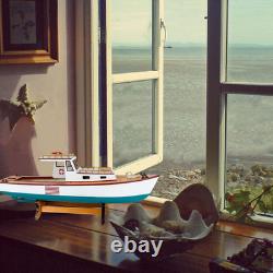 SAILINGSTORY Modèle de bateau de pêche au homard classique en bois