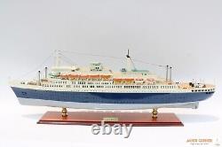 SS ROTTERDjson 92 CM maquette de navire en bois de haute qualité