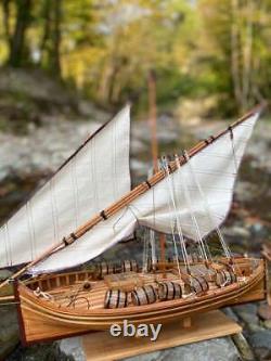 Santa Lucia - Modèle De Bateau/navire, Voilier Historique En Bois Fabriqué À La Main