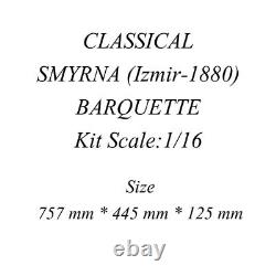 Scale 1/16 Bateau Modèle Bois Kit, Voilier Classique, Barquette, Coq