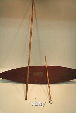 Seaworthy Boats Toy Model Wooden Pond Voile Boat Chester A Rimmer Naval Architect