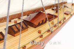 Shamrock V 1930 America's Cup J Boat Wood Modèle 39 Yacht Uk Voilier Nouveau