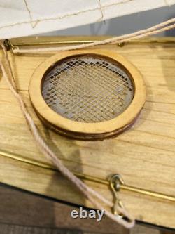 Shamrock V 1930 Coupe de l'Amérique Bateau J Modèle en Bois 36 Yacht Voilier UK