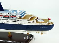 Ss Norway Ocean Liner Handmade Wooden Ship Modèle 40