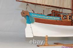 Suède Yacht Sail Boat Balance 124 21 540 MM Wood Ship Model Kit Shi Cheng