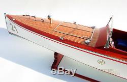 Sur Les Ventes Numéro Boat # 21 Modèle De Bateau Classique En Bois Fait À La Main Nouveau