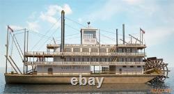 USS Mississippi 1870 1100 540 mm 21 kit de modèle en bois de bateau à vapeur, ornement cadeau