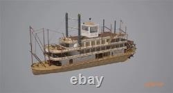 USS Mississippi 1870 1100 540 mm 21 kit de modèle en bois de bateau à vapeur, ornement cadeau