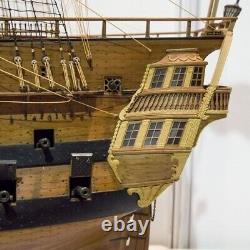 Uss Bonhomme Richard Échelle 148 1468mm 58 Niveau Musée Modèle En Bois Ship Kit