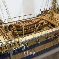 Uss Bonhomme Richard Échelle 148 1468mm 58 Niveau Musée Modèle En Bois Ship Kit