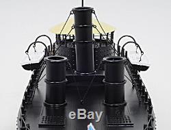 Uss Monitor CIVIL War Ironclad Modèle Échelle De Navire En Bois 24 Us Navy Warship Bateau