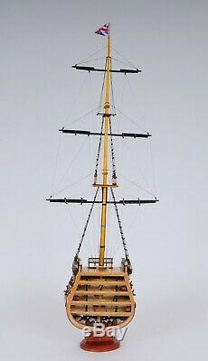 Uss Victory Cross Section Tall Ship 35,25 Construit En Bois Modèle Bateau Assemblé