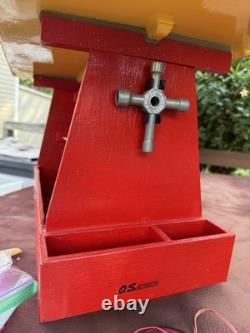 VTG 36 modèle de bateau aéroglisseur en bois R/C construit sur mesure pour marais avec moteur O.S. Max FX 
 <br/>