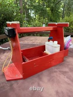 VTG 36 modèle de bateau aéroglisseur en bois R/C construit sur mesure pour marais avec moteur O.S. Max FX
 <br/>  
