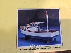 VTG NOS Midwest Boothbay Lobster Boat R/C Balsa Model Boat Kit No. 964 30 Coque