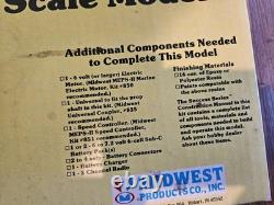 VTG NOS Midwest Boothbay Lobster Boat R/C Balsa Model Boat Kit No. 964 30 Coque