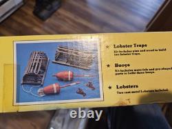 VTG NOS Midwest Boothbay Lobster Boat R/C Balsa Model Boat Kit No. 964 30 Coque