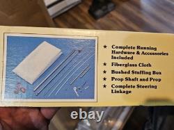 VTG NOS Midwest Boothbay Lobster Boat R/C Balsa Model Boat Kit No. 964 30 Coque