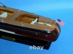 Vedette modèle Chris-Craft en bois 20