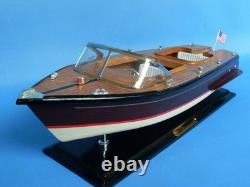 Vedette modèle Chris-Craft en bois 20