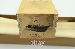 Veste Vintage Bleue Bateau Crafters Modèle de Navire Viking en Bois 19 Kit de Bateau NIB