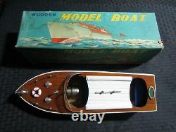 Vintage 12 Modèles De Boat Cragstan #1320 Vf/nm Dans La Boîte Vg+
