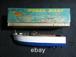 Vintage 12 Modèles De Boat Cragstan #1320 Vf/nm Dans La Boîte Vg+