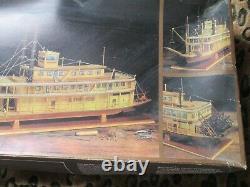 Vintage Constructo River Queen Golden Kits Modèle En Bois Kit 180