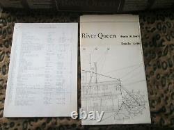 Vintage Constructo River Queen Golden Kits Modèle En Bois Kit 180