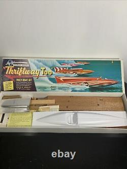 Vintage Dumas Thriftway Too Multi Boat Gold Cup Hydroplane Model Kit U-62