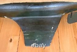 Voilier de bassin ancien vintage en bois et métal avec quille de 39 pouces
