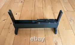 Voilier de bassin ancien vintage en bois et métal avec quille de 39 pouces