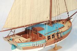 Voilier de yacht suédois à l'échelle 1/24 21 540 mm Maquette de bateau en bois Kit de modèle de navire Shi cheng