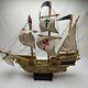 Voilier En Bois Vintage Santa Maria 1492 Modèle De Bateau En Bois Grand Voilier