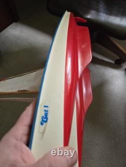 Voilier jouet modèle catamaran en bois à deux coques Seifert Segelboot Cat 1 20 Twin-Hulled
