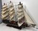 Vtg 32 Fragata Espagnole Année 1780 Modèle De Bateau à Voile De Navire De Guerre Espagnol En Bois